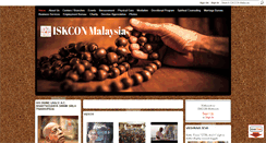 Desktop Screenshot of iskconmalaysia.com